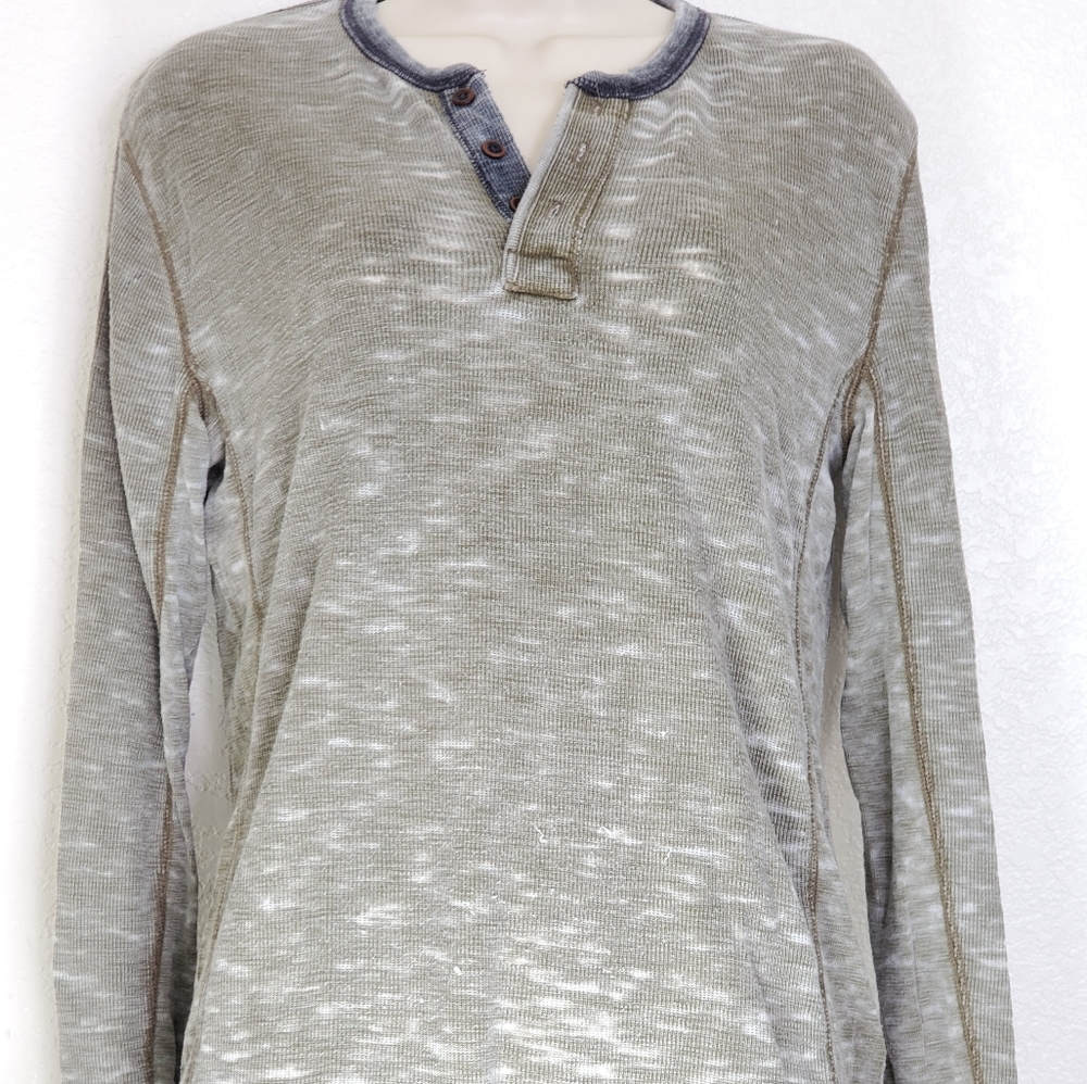 LUCKY BRAND SIZE S VENICE BURNOUT TOP!